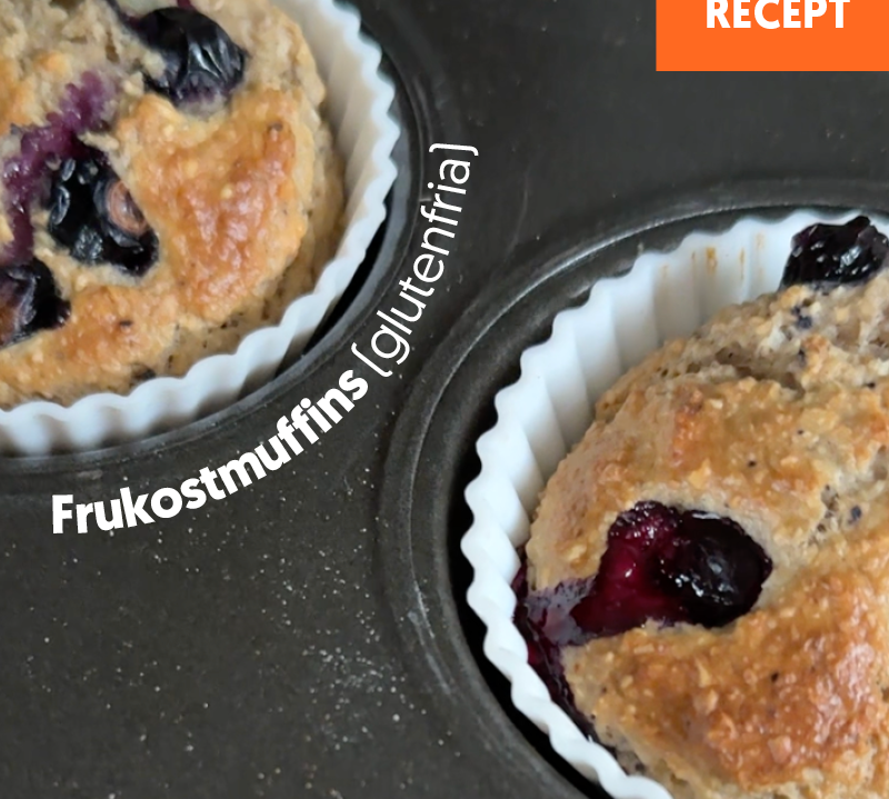 Frukostmuffins för hela familjen (naturligt glutenfria)