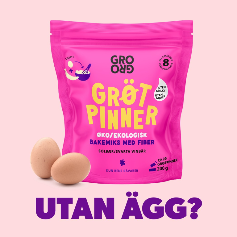 Grötpinnar utan ägg